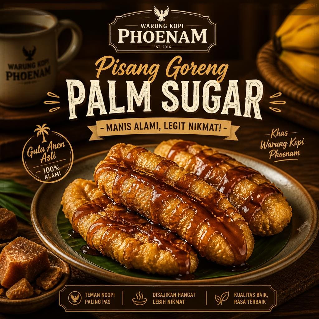 Pisang Goreng Palm Sugar Warkop Phoenam